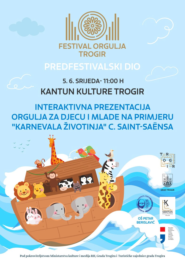 1. Festival orgulja Trogir - interaktivna prezentacija orgulja za djecu ...