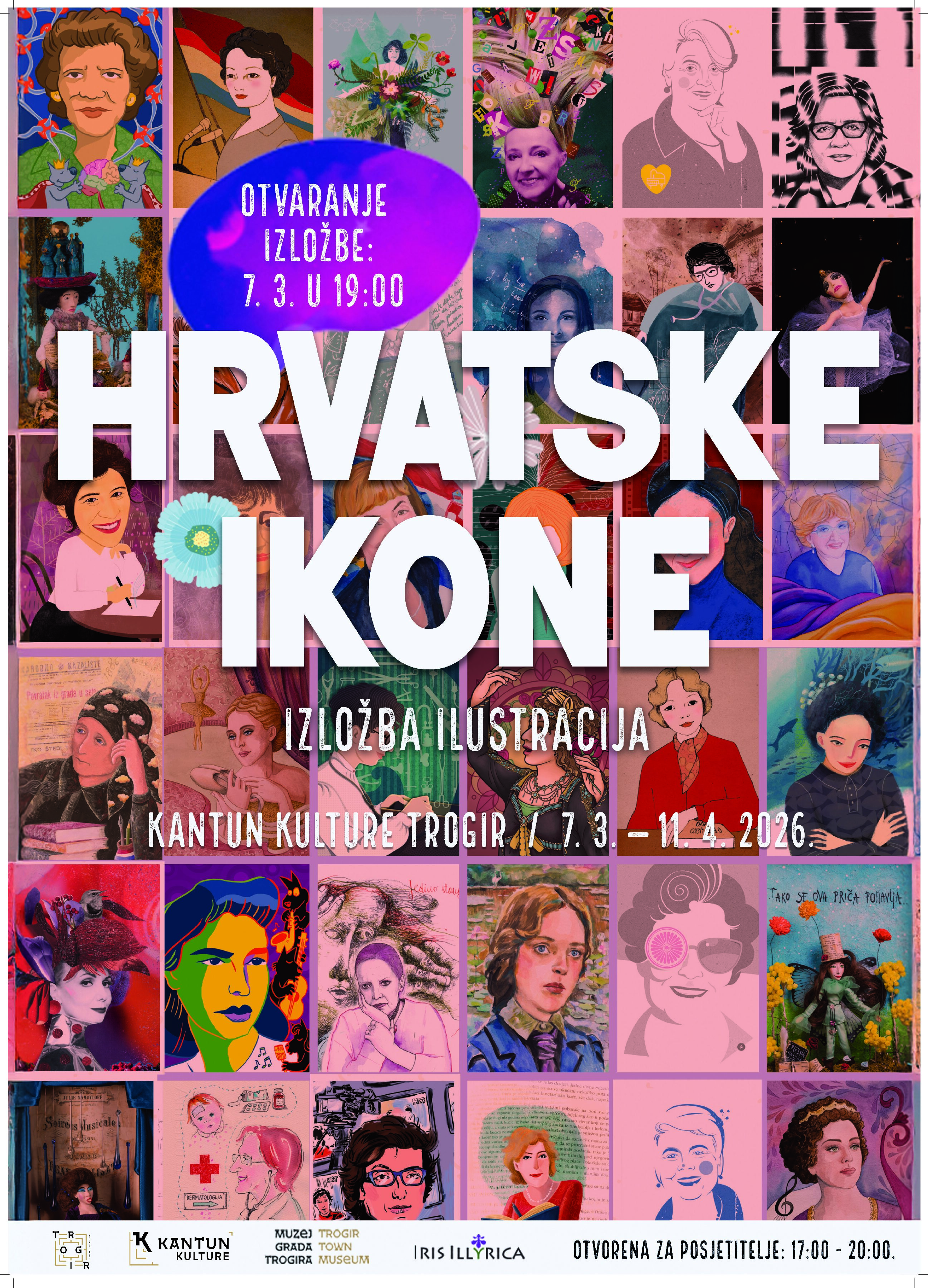 Izložba ilustracija “Hrvatske ikone”